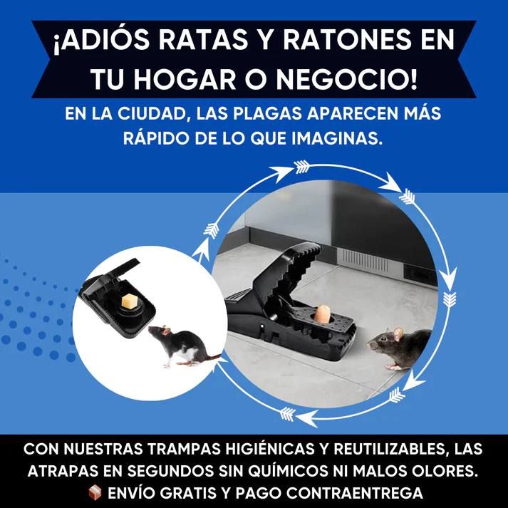 ANTIRAT™ La forma más rápida y segura de eliminar roedores en casa (PACK x5)