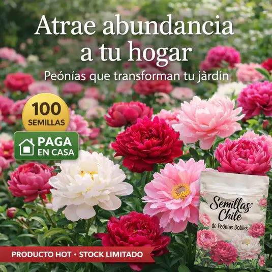 Peonias que atraen abundancia a tu hogar🔥 1 paquete – aprox. 100 semillas 🌱 (5 gr.) 2